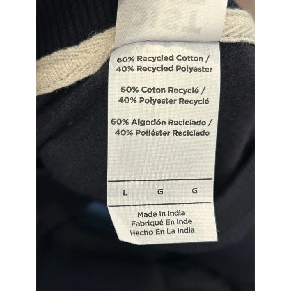 Jefferson’s Bourbon Memorabilia Branded Blue Sweatshirt Size L, NEW